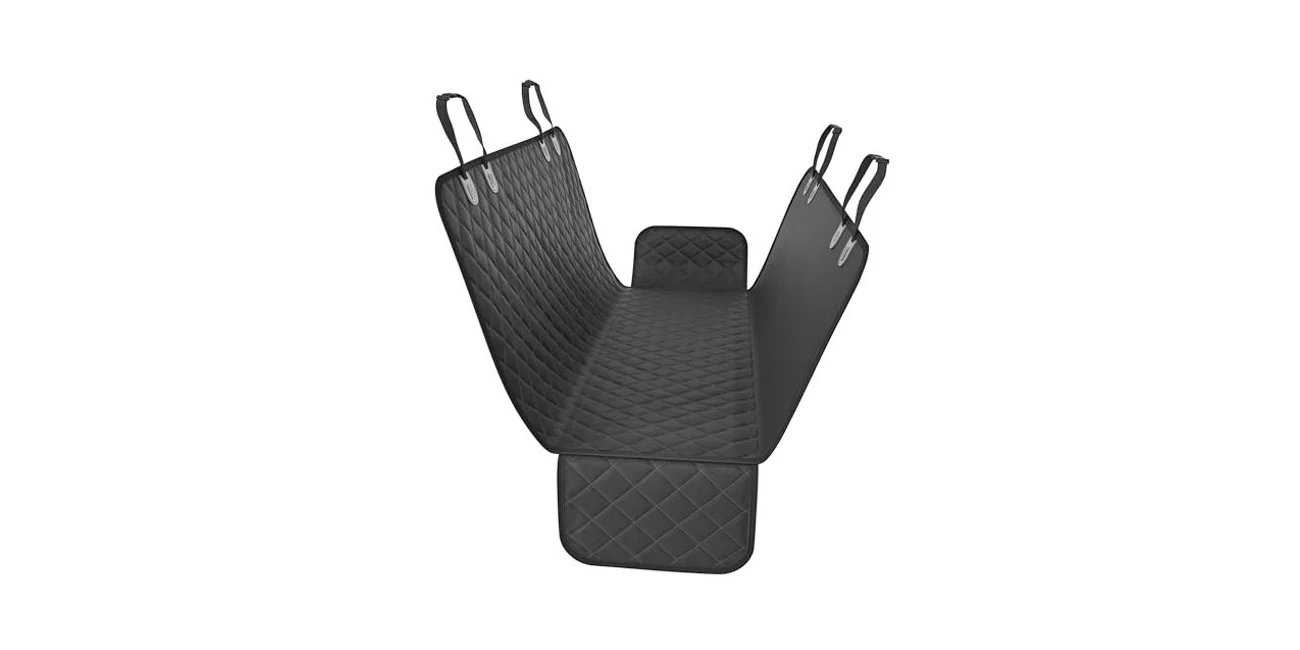 Featured product: Active Pets XL waterproof dog car hammock covering the full back seat for a large dog (Amazon listing image)