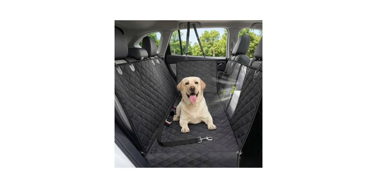 Featured product: Victoper 600D heavy-duty dog car seat cover suited to a strong, chew-prone Pit Bull (Amazon listing image)