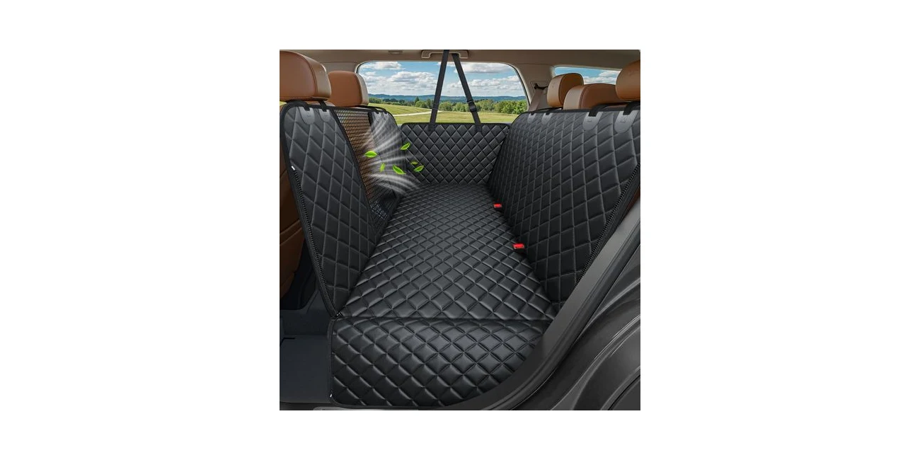 Featured product: URPOWER 4-in-1 washable waterproof dog car seat cover that protects against messes (Amazon listing image)